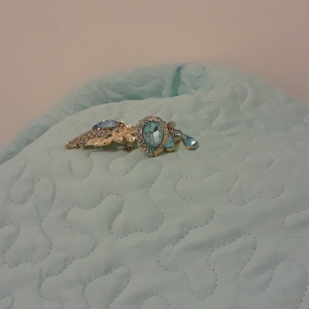 Ladies broch,ring,earrings set